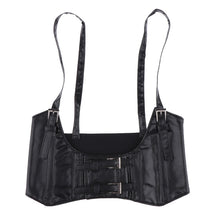 Load image into Gallery viewer, Fashion Leather Steampunk Sexy Underbust Waist Belt Corset For Women Girls
